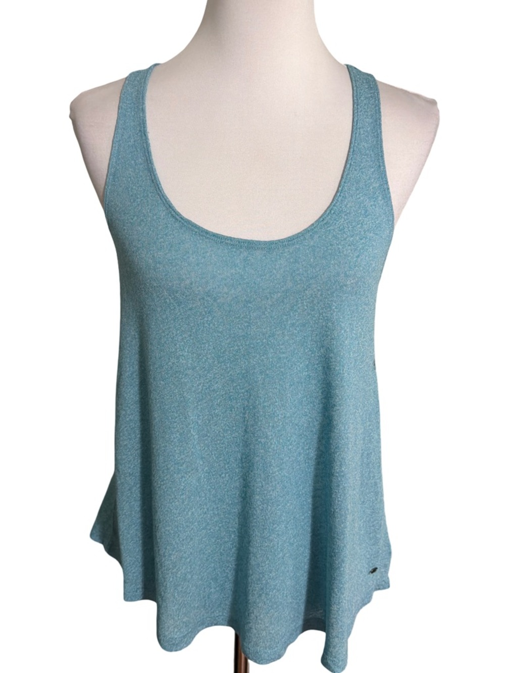 American Eagle Outfitters Dusty Blue Scoop Neck Tank Top